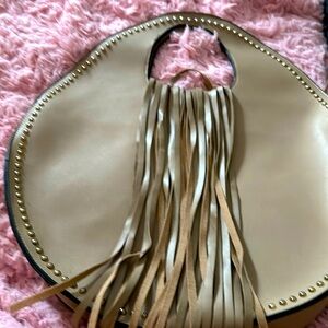 Tan fairly new handbag